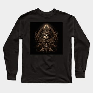 illuminati-inspired, eye Long Sleeve T-Shirt